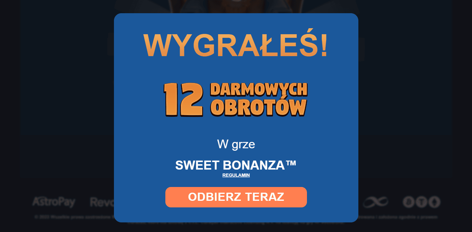 12 darmowych spinow bison casino