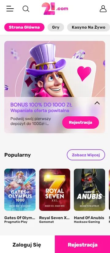 21.com mobilna