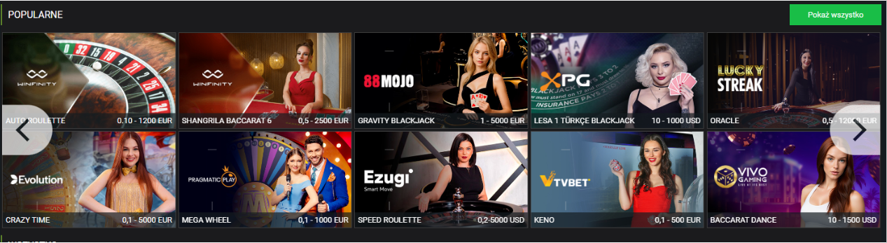 888Starz gry na zywo