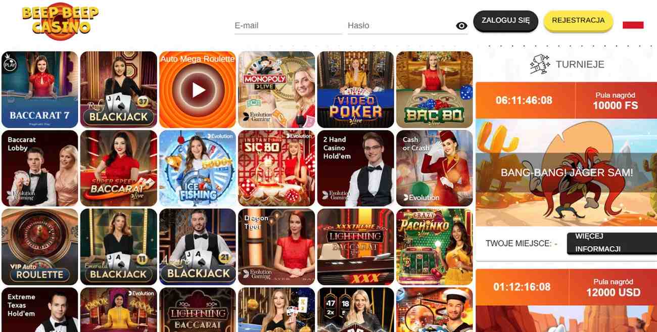 Beep Beep kasyno gier