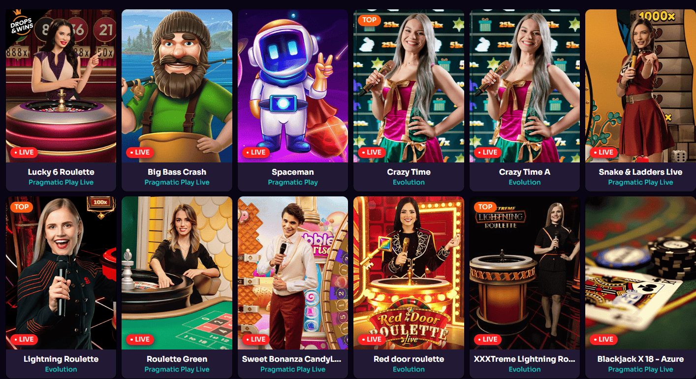 Betzard casino gry na żywo