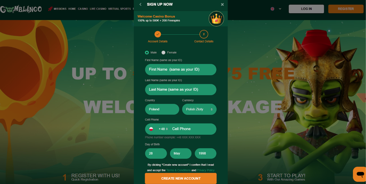 Gomblingo register3