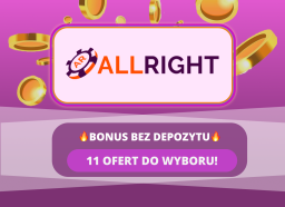 Bonus bez depozytu AllRight Casino