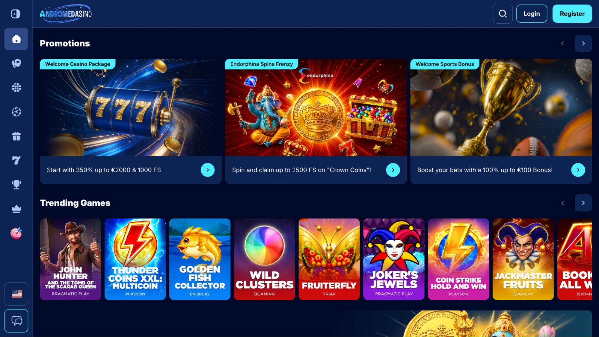 andromeda casino strona glowna