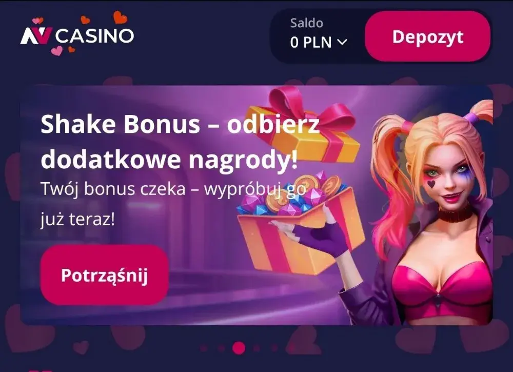 bonusy dostępne w nv casino aplikacji