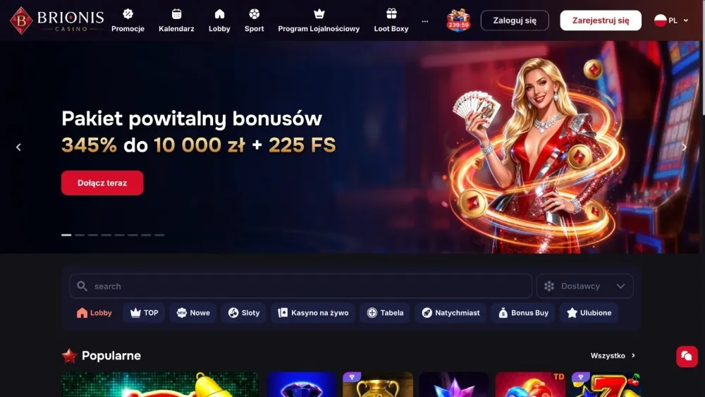 brionis casino strona