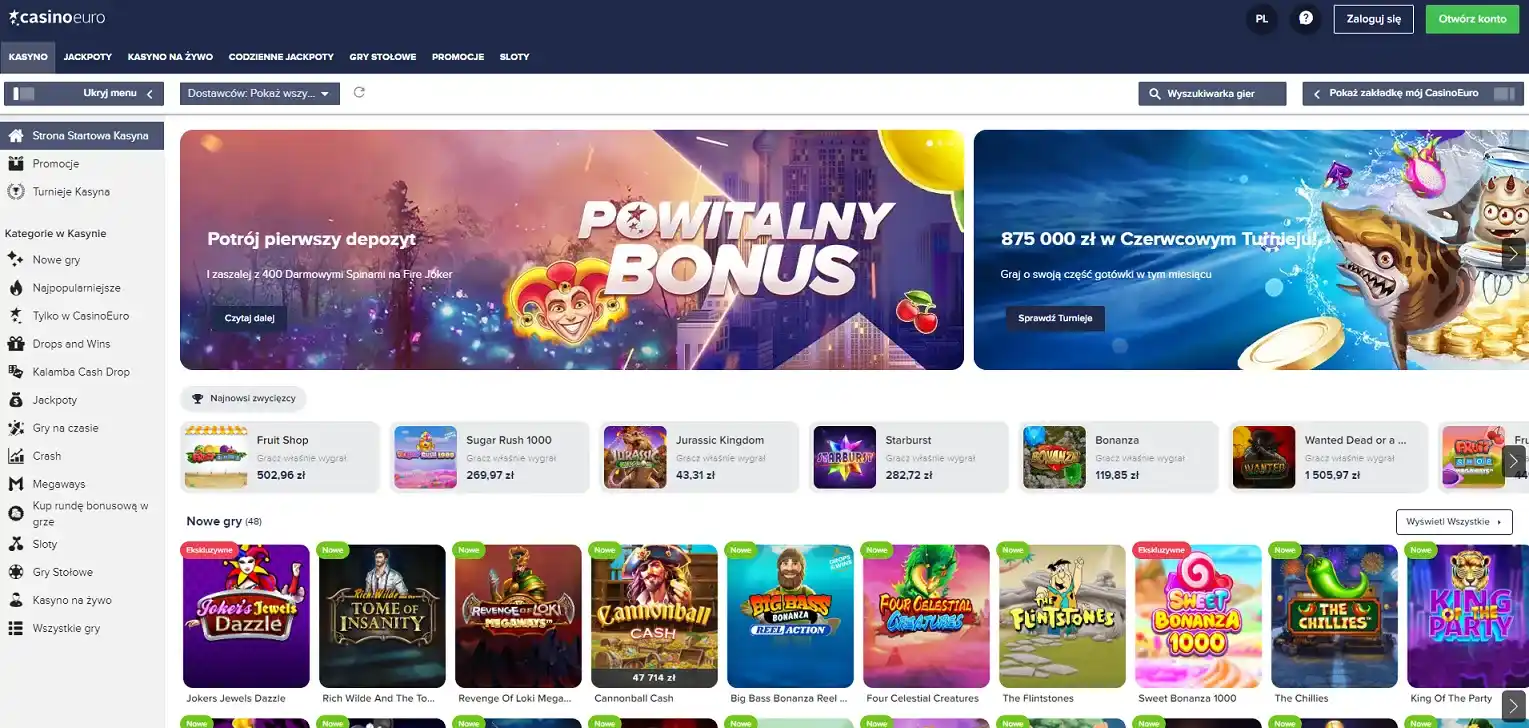 casinoeuro glowna strona
