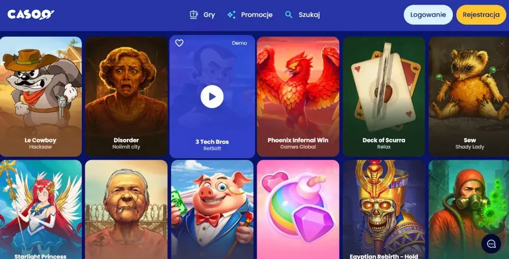 casoo kasyno kolekcja gier