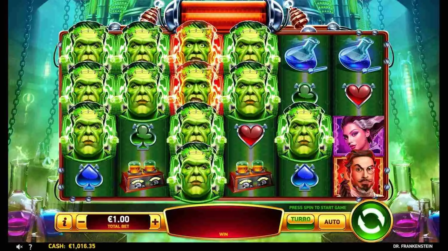 dr frankenstein slot