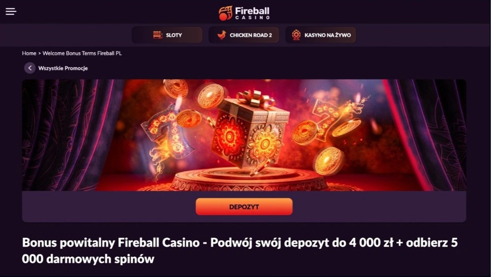 fireball casino strona