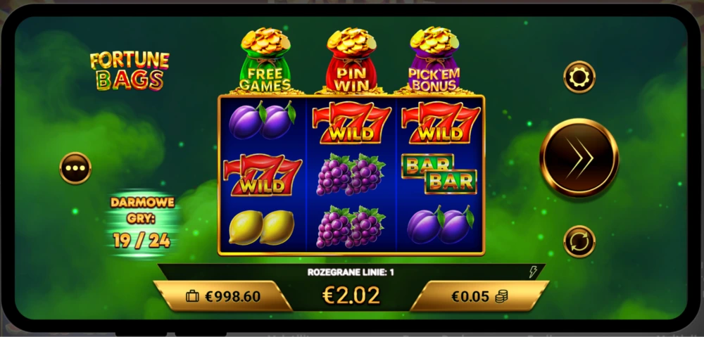 fortune bags maggico bonus bez depozytu