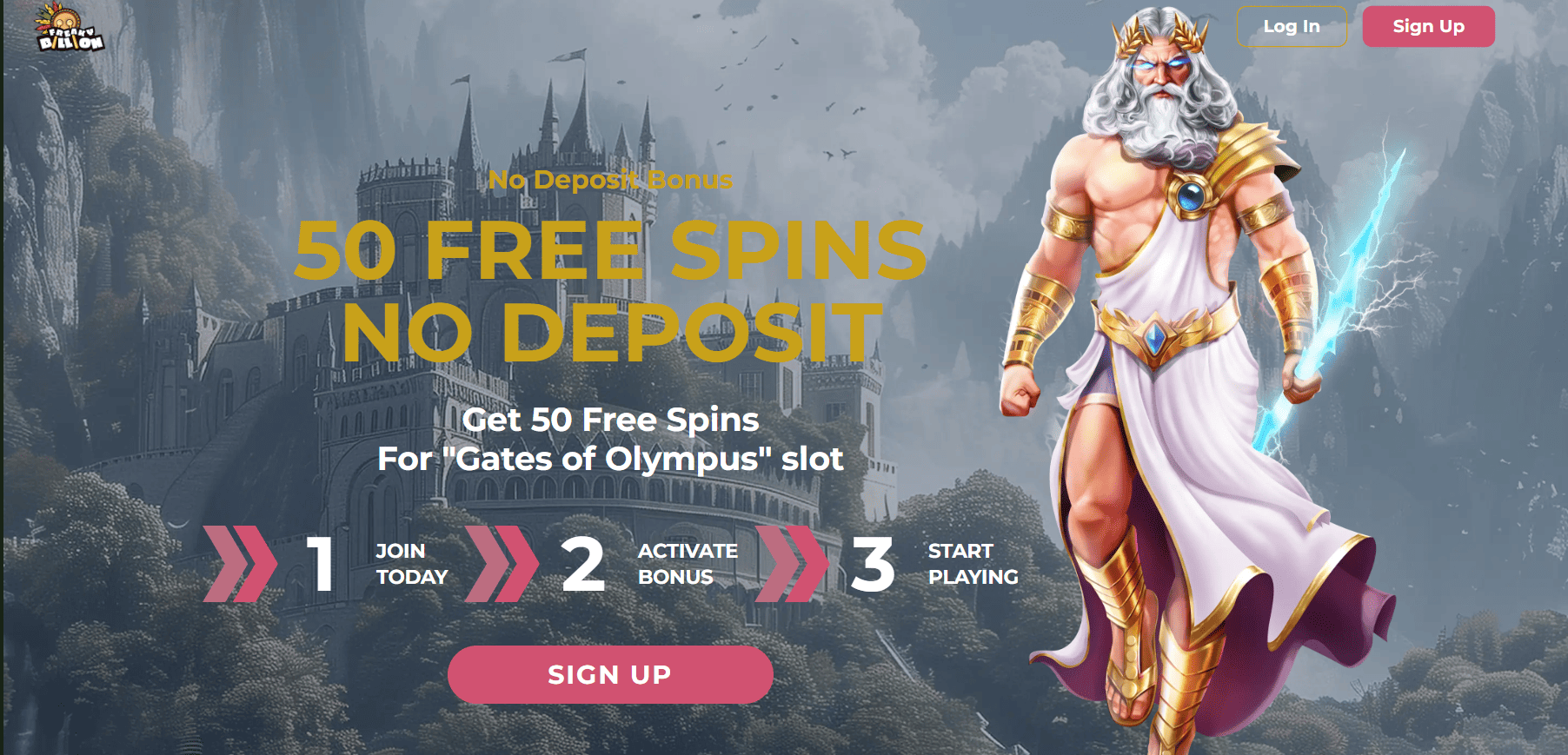 freakybillion 50 darmowych spinow no deposit