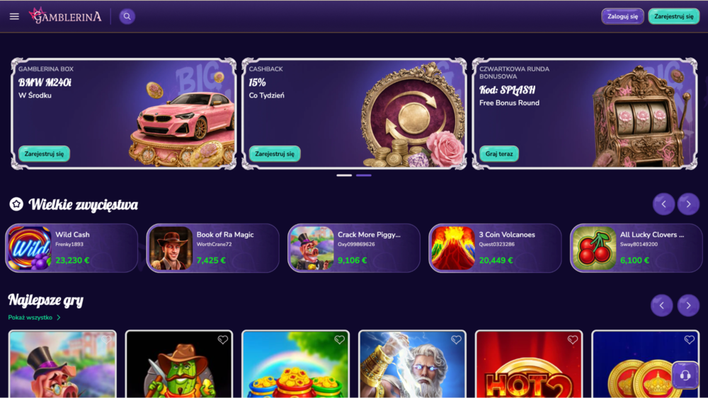 gamblerina casino strona glowna