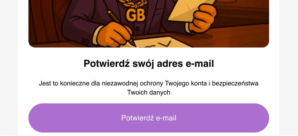 goldbet kasyno potwierdzenie e-mail
