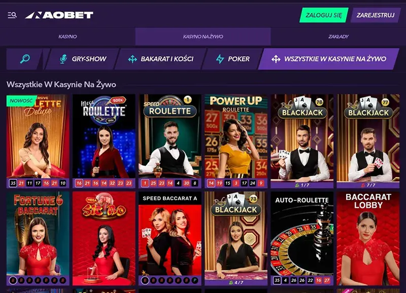 gry kasynowe na zywo naobet