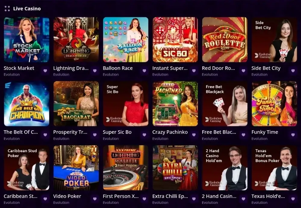 gry na żywo w fastone casino