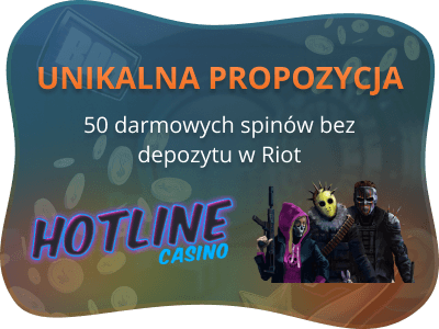 Bonus bez depozytu Hotline – 50 darmowych spinów!