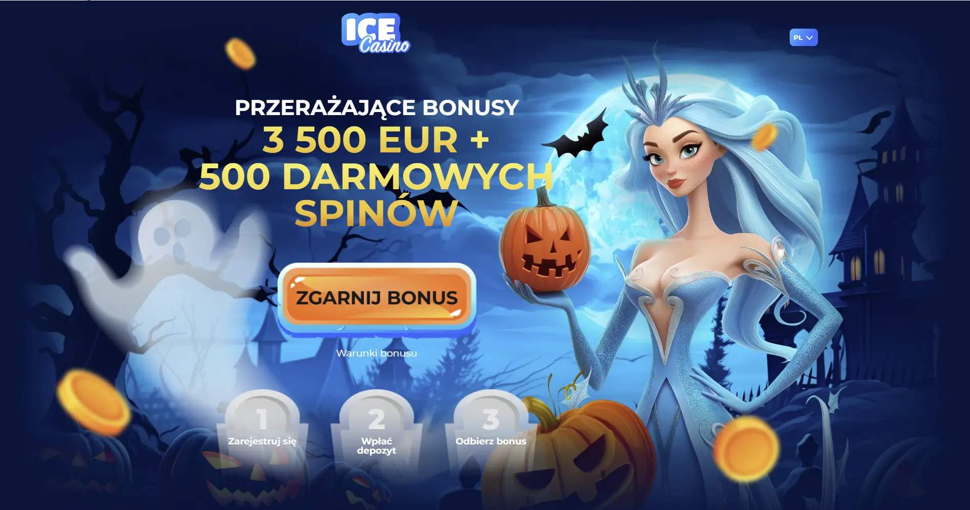 ice casino halloween bonus