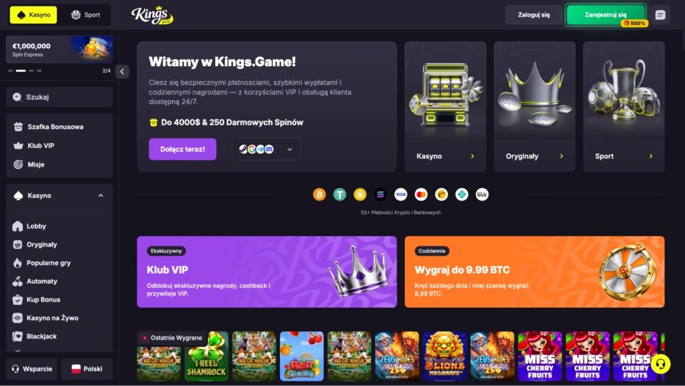 kings game casino strona glowna