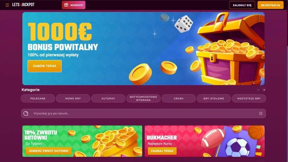 letsjackpot casino strona