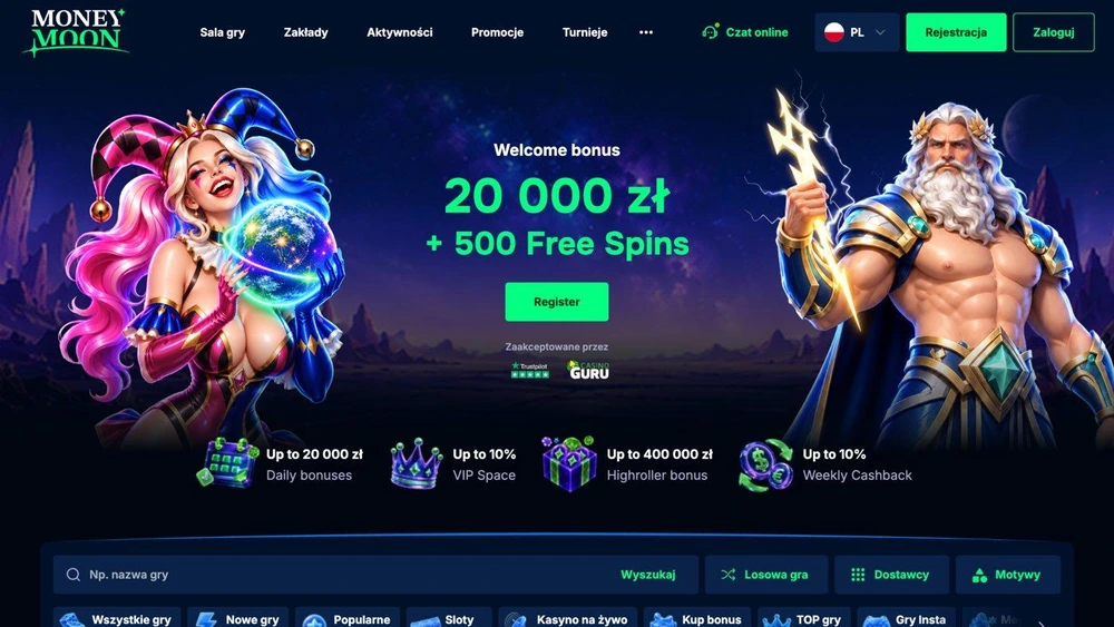 moneymoon casino bonus powitalny