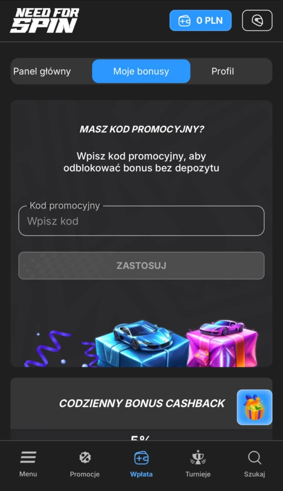 need for spin casino no deposit bonus code spin20pl