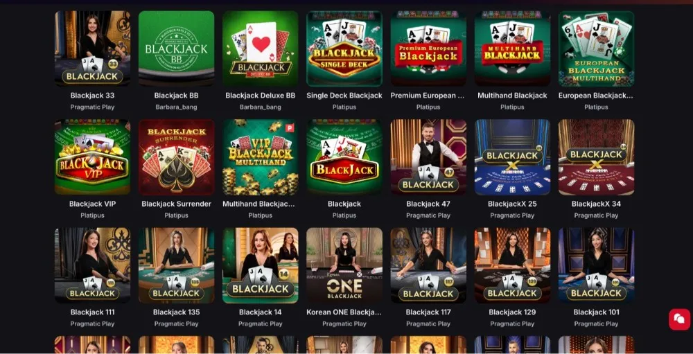 oferta gier stołowych w brionis casino