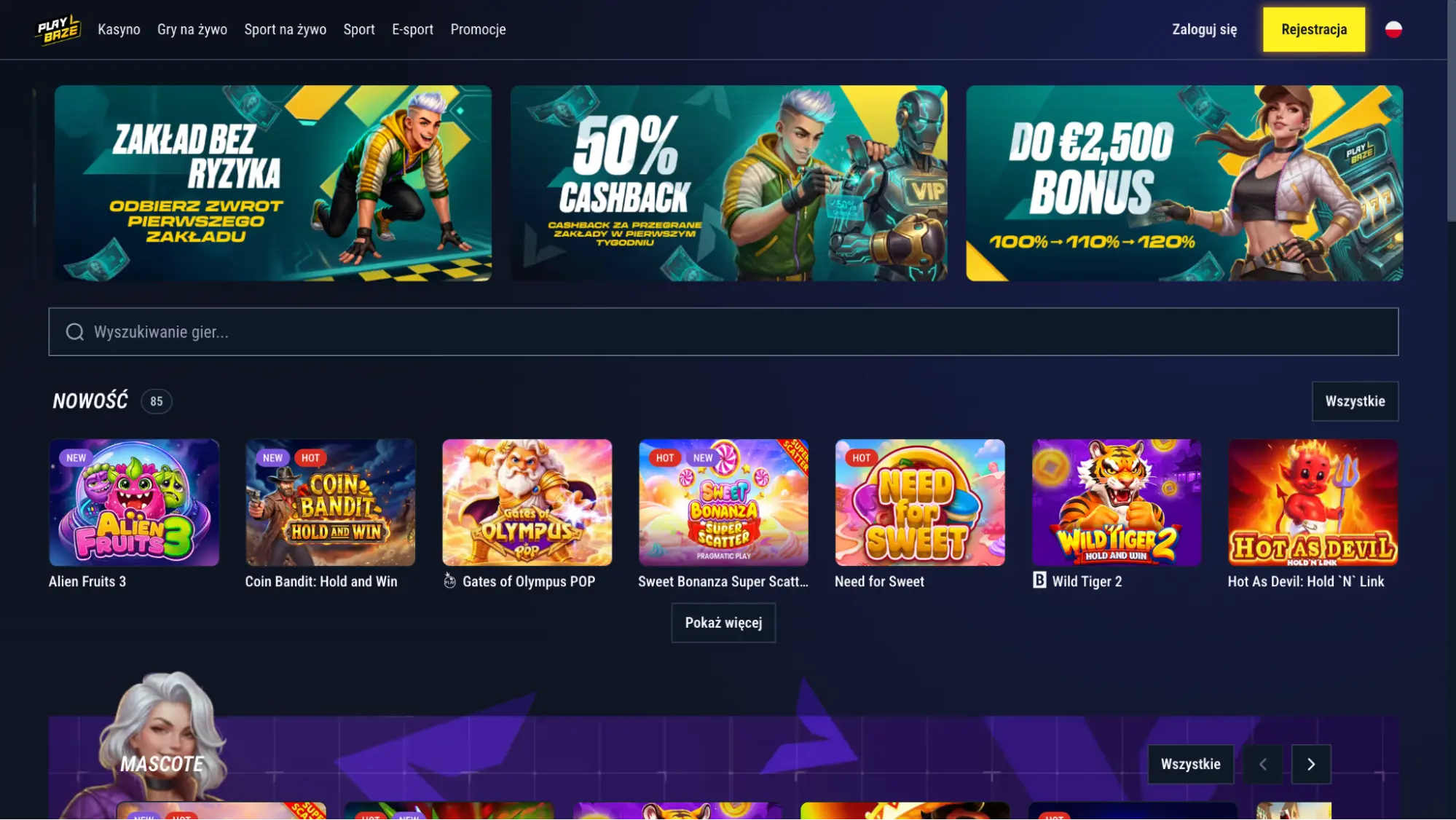 playbaze casino strona glowna