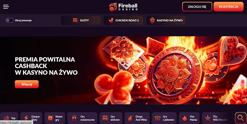 rejestracja fireball casino