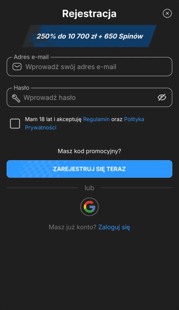 rejestracja need for spin kod promocyjny