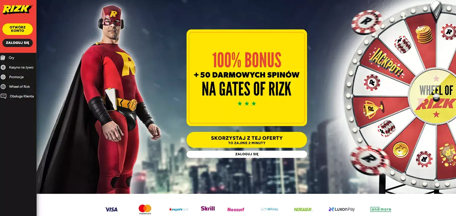 rizk casino glowna strona