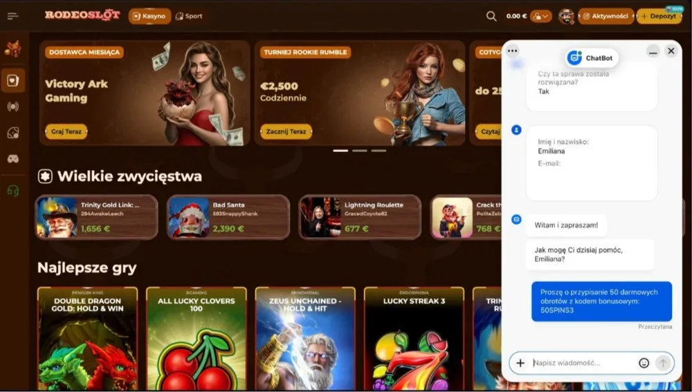 rodeo slot casino bonus code