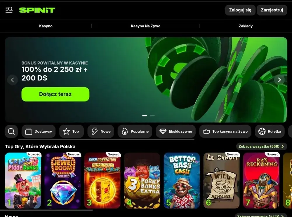 spinit casino strona
