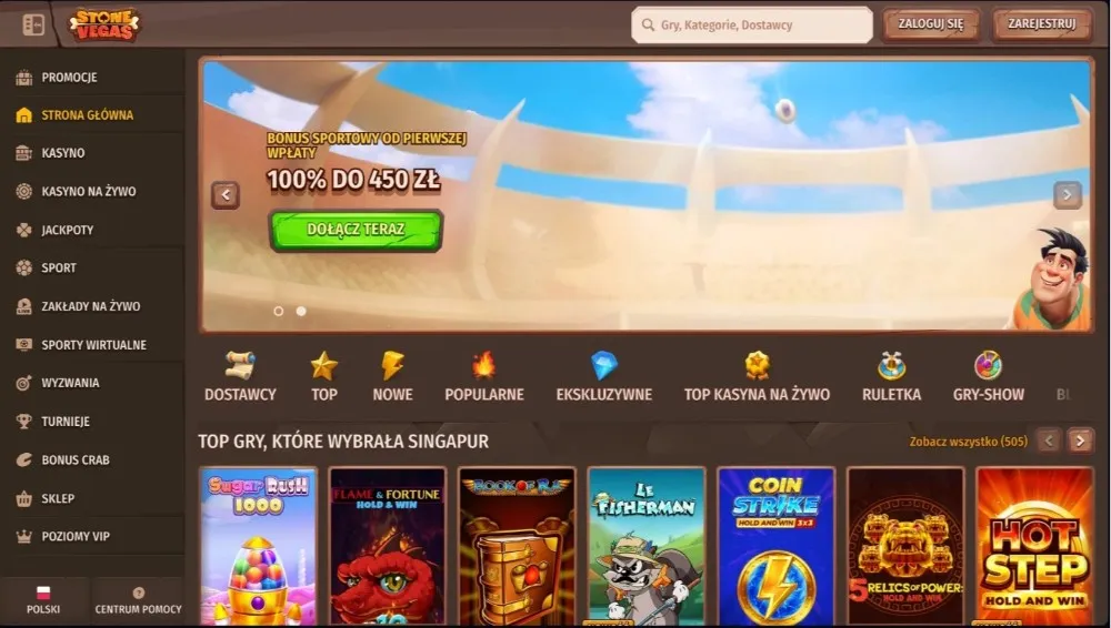 stone vegas casino strona