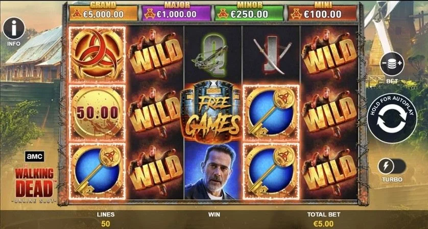 the walking dead slot