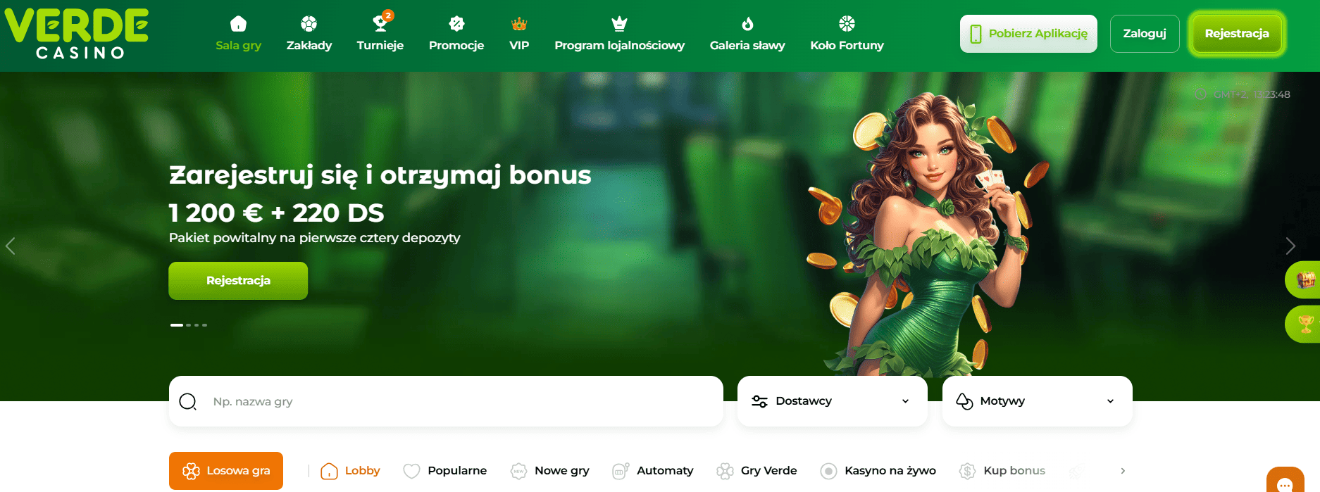verde casino glowna strona