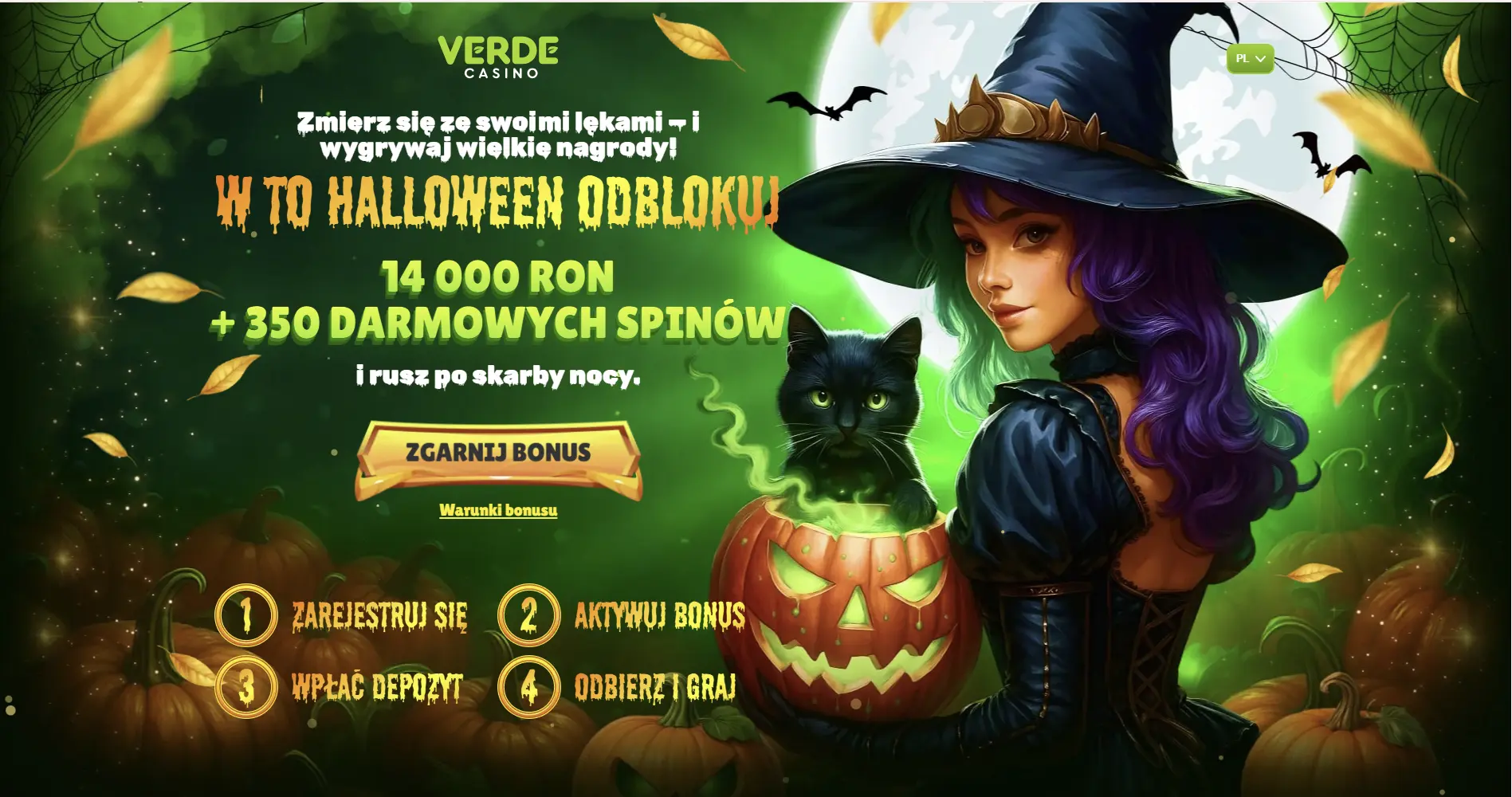 verde casino halloween bonus
