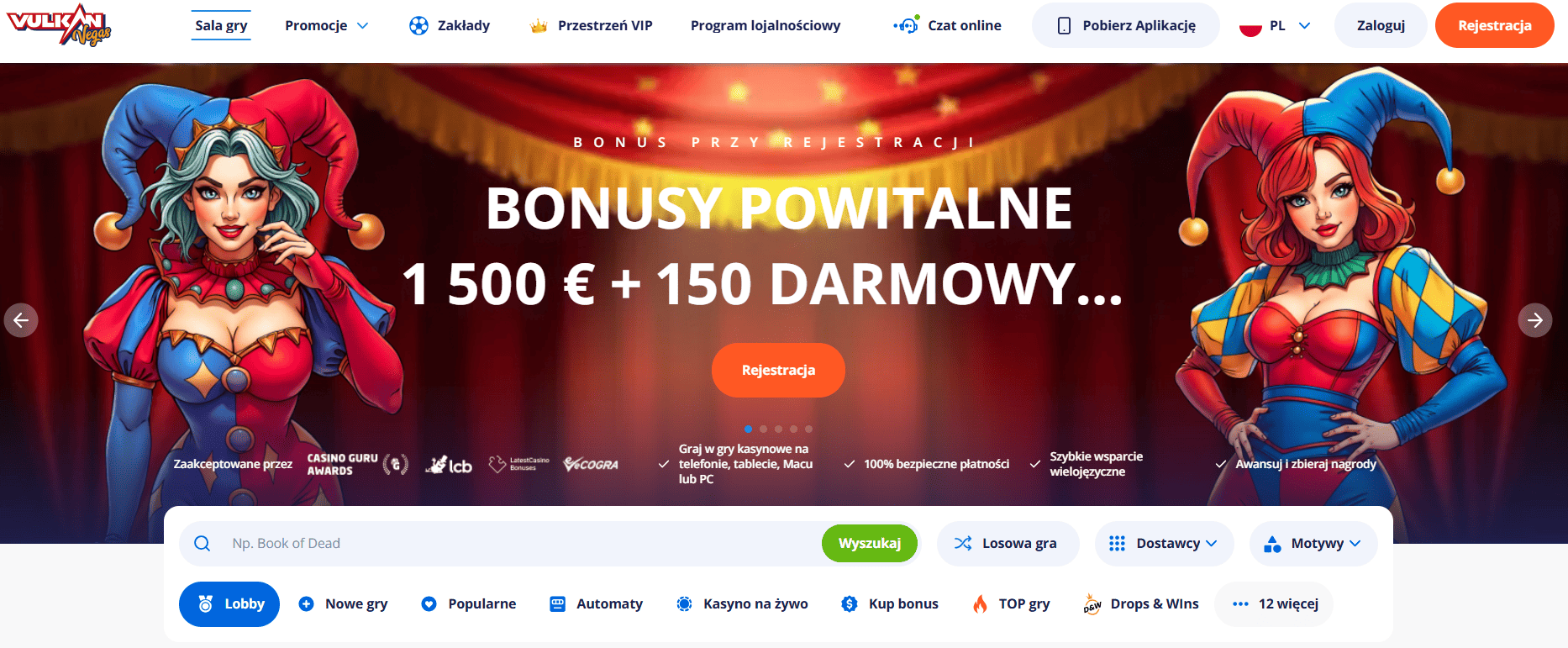 vulkan vegas casino golowna strona