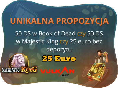 Vulkan Bet bonusy bez depozytu (Maj 2025)